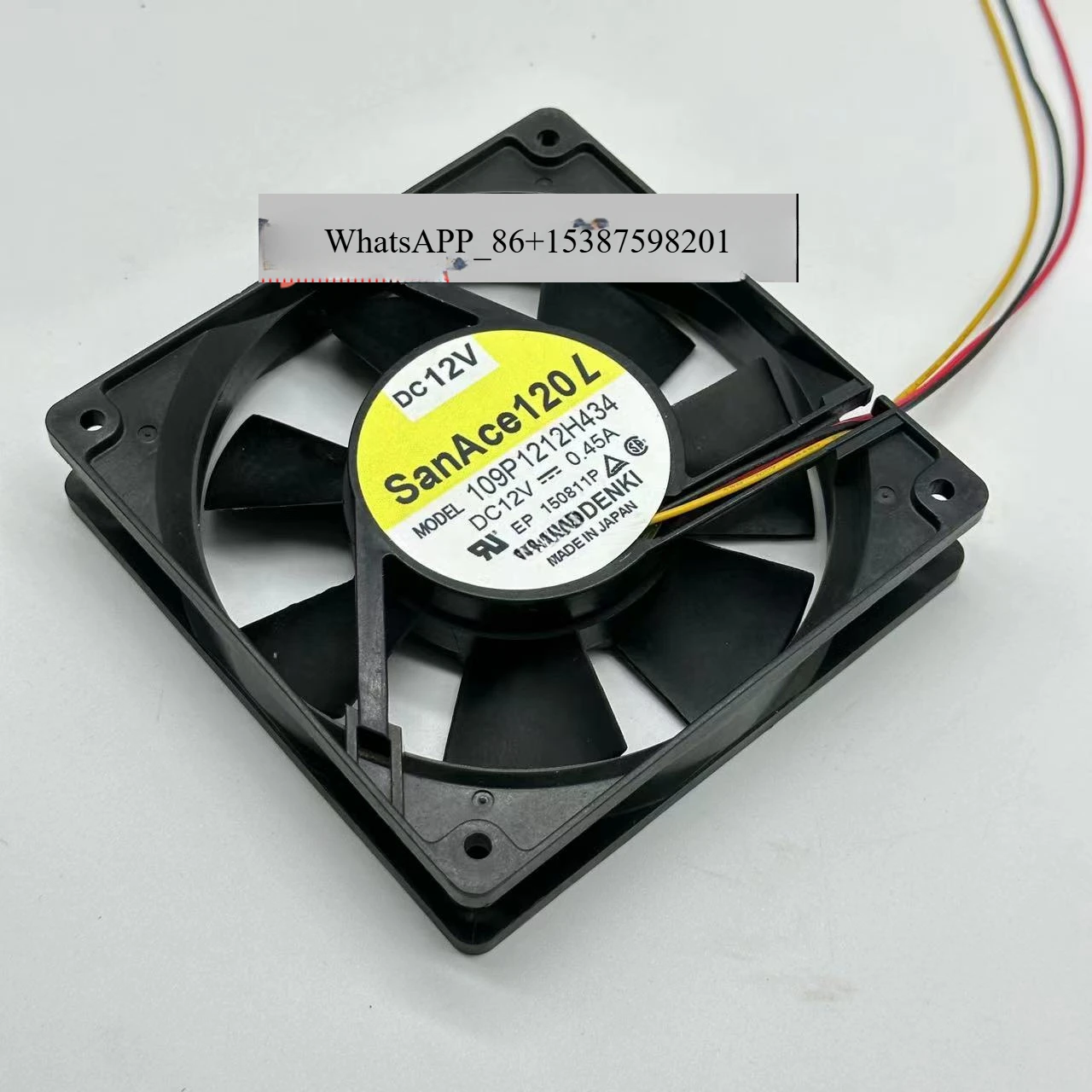 

BC DENKI 109P1212H434 Вентилятор охлаждения сервера постоянного тока 12 В 0,45 А 120x120x25 мм