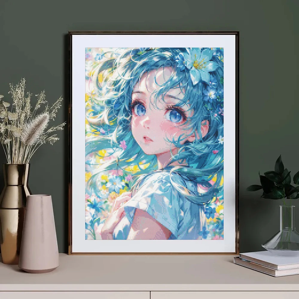 طقم فن الماس الكرتوني، فتاة أن - مراجعة Wallpaper Art And Craft وسعره