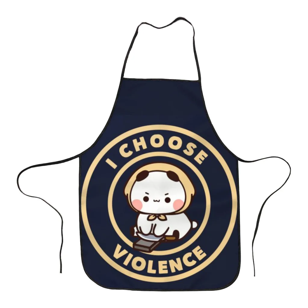 

Panda Bear Hug Bubu Dudu Kitchen Women Apron Household Cleaning Composite Pinafore Salon Home Cooking Baking Adult