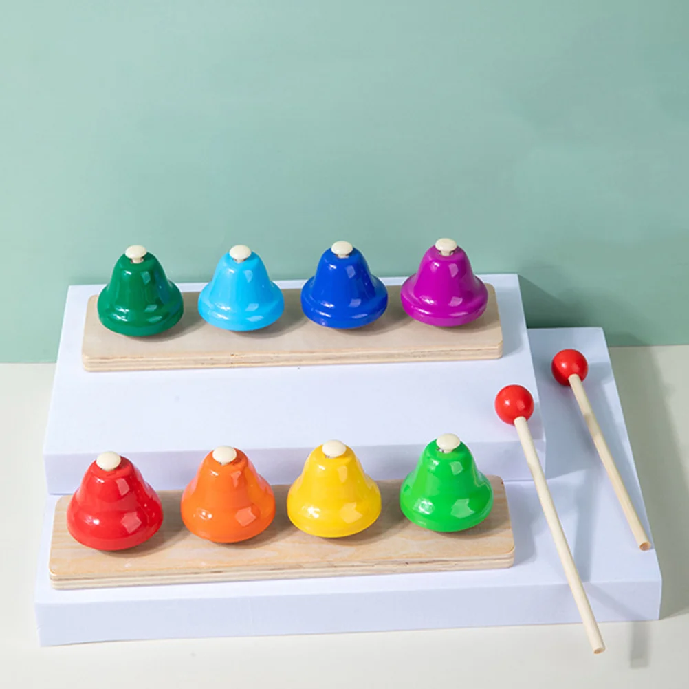 

1Set 8-Notes Music Bells Desk Bells for Kids Creative Percussion Instrument Promote Hand-Eye Coordination and Concentration