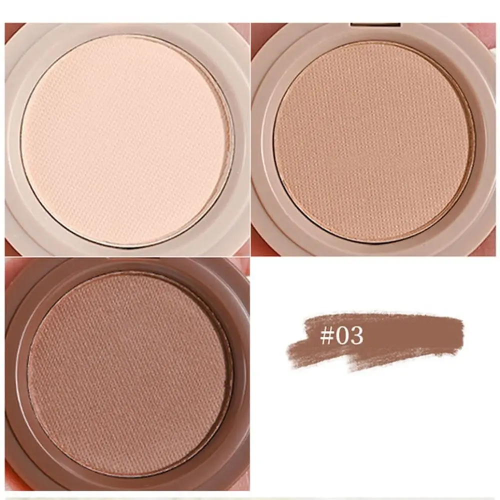 Paleta de sombras de ojos 3 en 1, resaltador, brillo, rubor, sombra de ojos nacarada, sombra de ojos, paleta de polvo de cejas