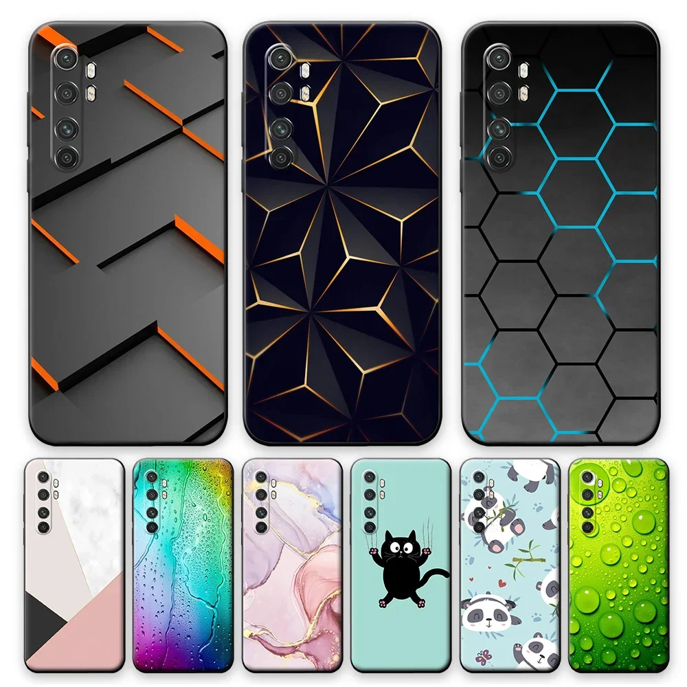 Case For Xiaomi Note 10 Lite Case Mi Note 10Lite Silicone Phone Case For Xiaomi Mi Note 10 Lite 6.47 inchTPU Back Cover Bumper