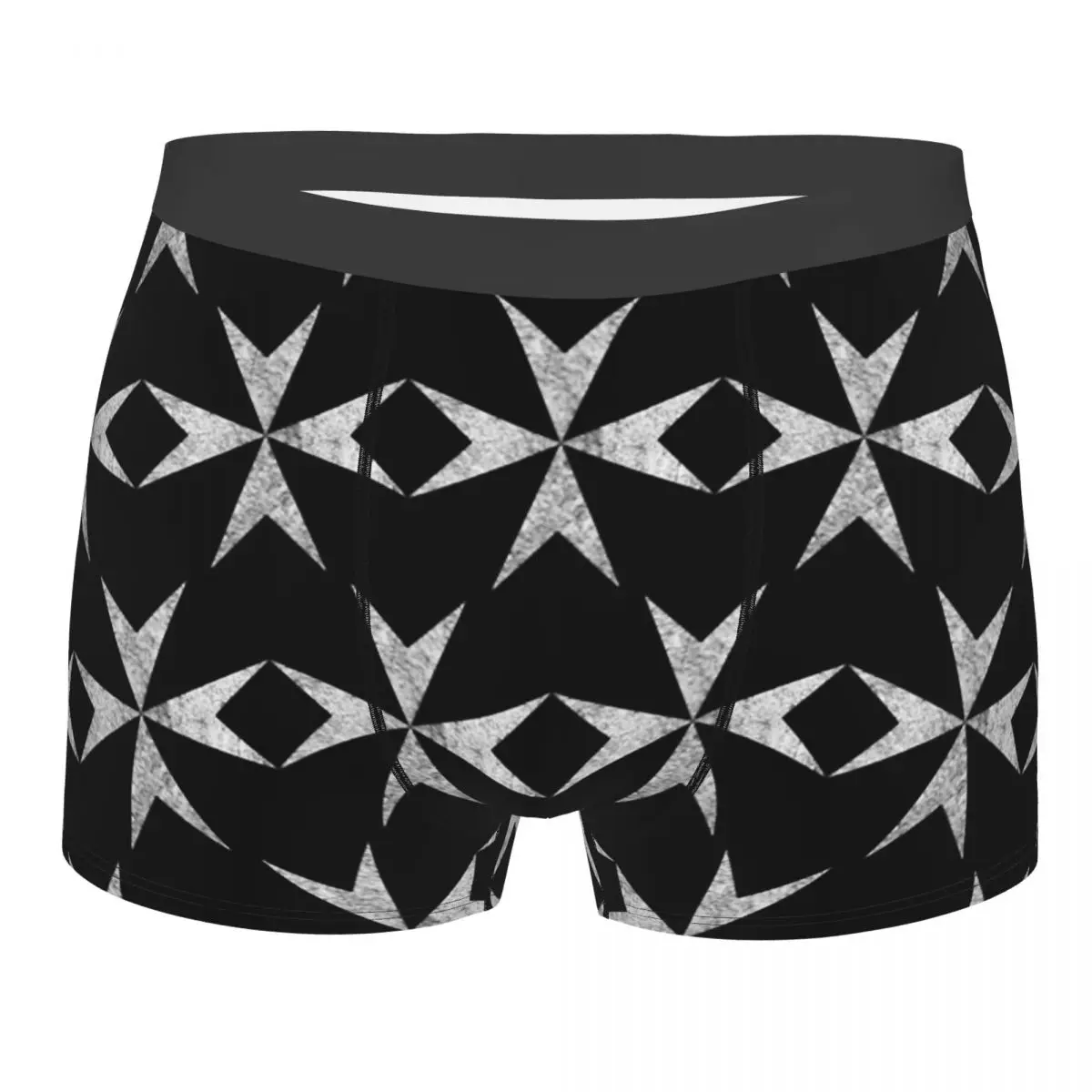 Boxer Underpants Shorts Maltese Cross Knights Hospitalier Malta Crusades Panties Men's Breathable Underwear Man Boyfriend Gifts