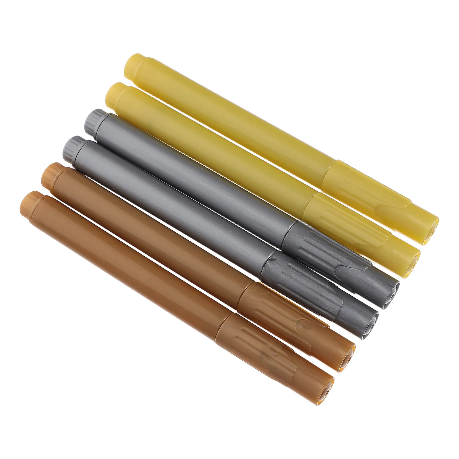 6Pcs Headstone Marker Pen Permanent Waterproof Paint Markers Quick Drying Stone Engraving Inscription Repair Memorial Writing