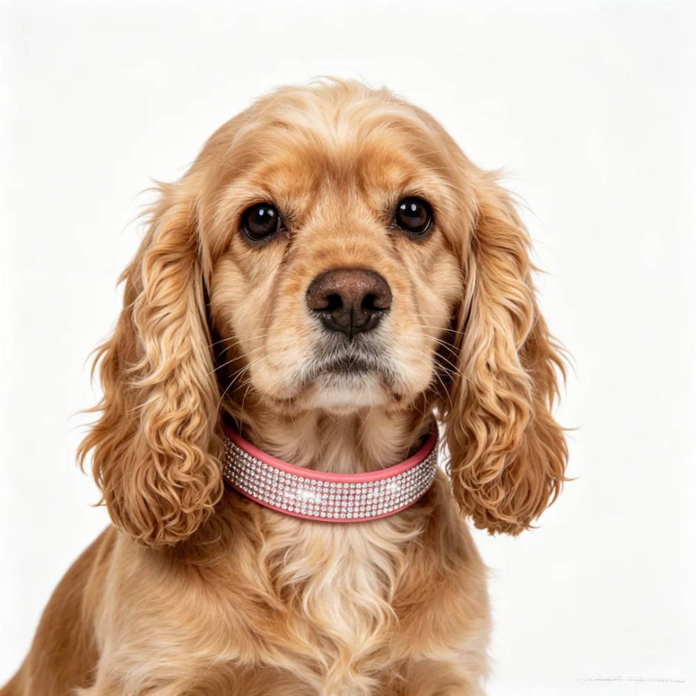 Glitzerndes Strass-Hundehalsband aus weichem Wildleder-Mikrofaser, langlebig und bequem für kleine und mittelgroße Hunde, Katzen, Welpen und Kätzchen – Detail 13