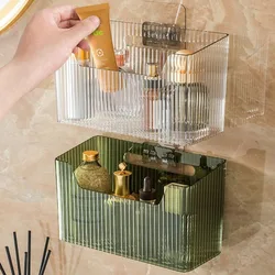 Acrylic Toilet Storage Rack High Quality Space Saving Wall Mounted Bathroom Shelf No-punch Luxury Kitchen Storage Organizer