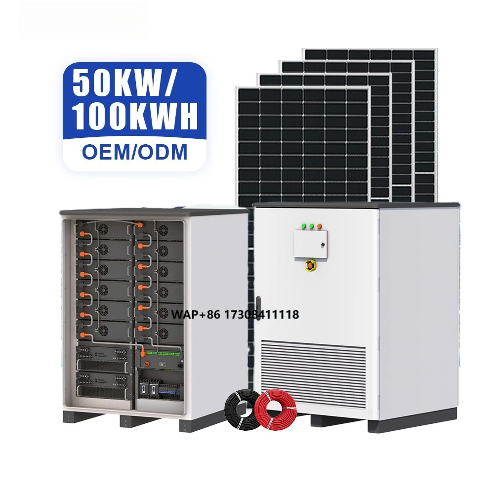 100KWh 50KW All-in-One Inverter Lithium Battery Energy Storage Battery Cabinet for Commercial Industrial Solar Energy System