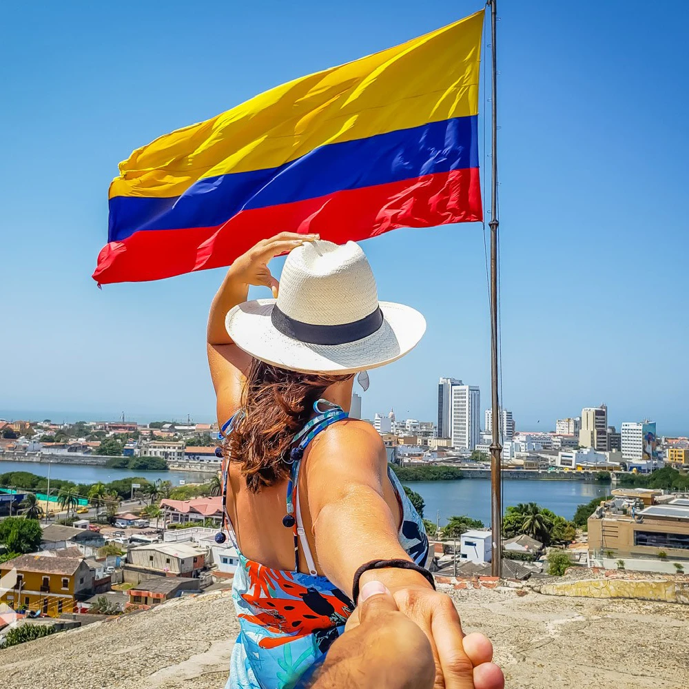 Bandera Colombia militar ripstop – Resistente exterior - imagen 3