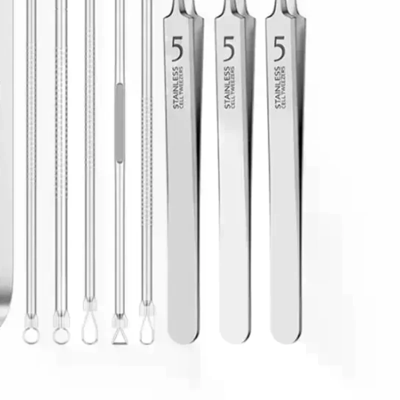 7/8Pcs Blackhead Remover Kit Professional Blackhead Acne Needle Skin Care Tools Stainless Steel Pimple Extraction Tools