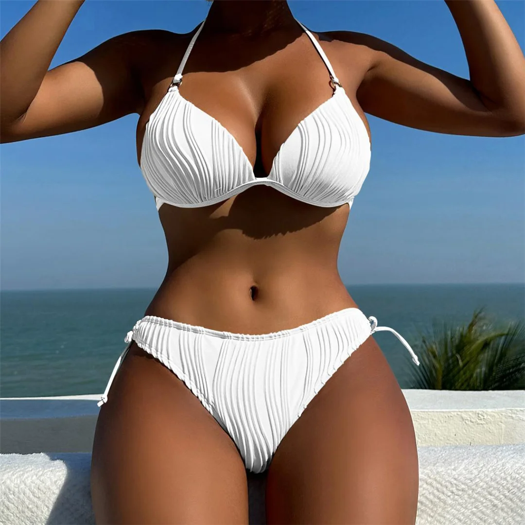 6 Farben Push-Up-BH mit hohem Beinausschnitt, Bikini, Damen-Badebekleidung, zweiteiliges Bikini-Set, Badeanzug, Badebekleidung, Schwimmbekleidung V6894 – Detail 6