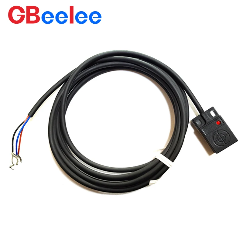 50PCS Rectangular Non-contact Proximity Inductive Sensor 5mm Distance NPN PNP Normally Open/normally Closed Square Industrial Se