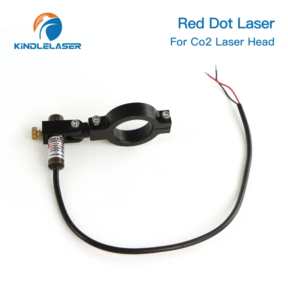Modulo diodo Kindlelaser Nuovo stile Dispositivo punto rosso Posizionamento DC 5V per testa di taglio per incisione laser Co2 fai-da-te