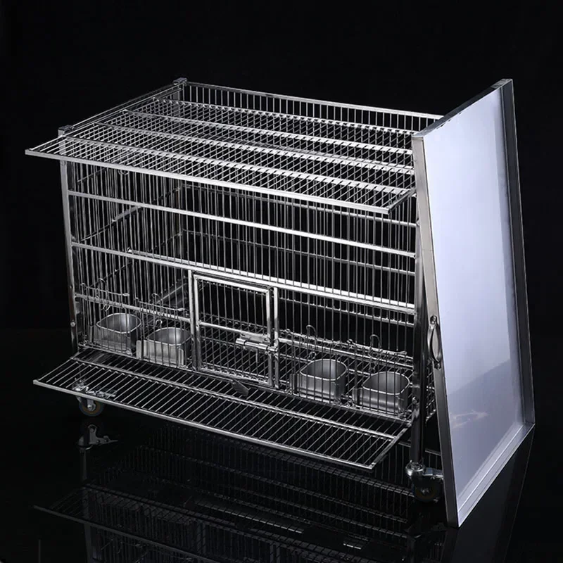 Imagem -04 - Animal Quail Bird Cage Poleiros Coelho Transportadora ao ar Livre Abrigo para Cães Alimentador de Pássaros de Gato Decoração de Gaiola de Varanda