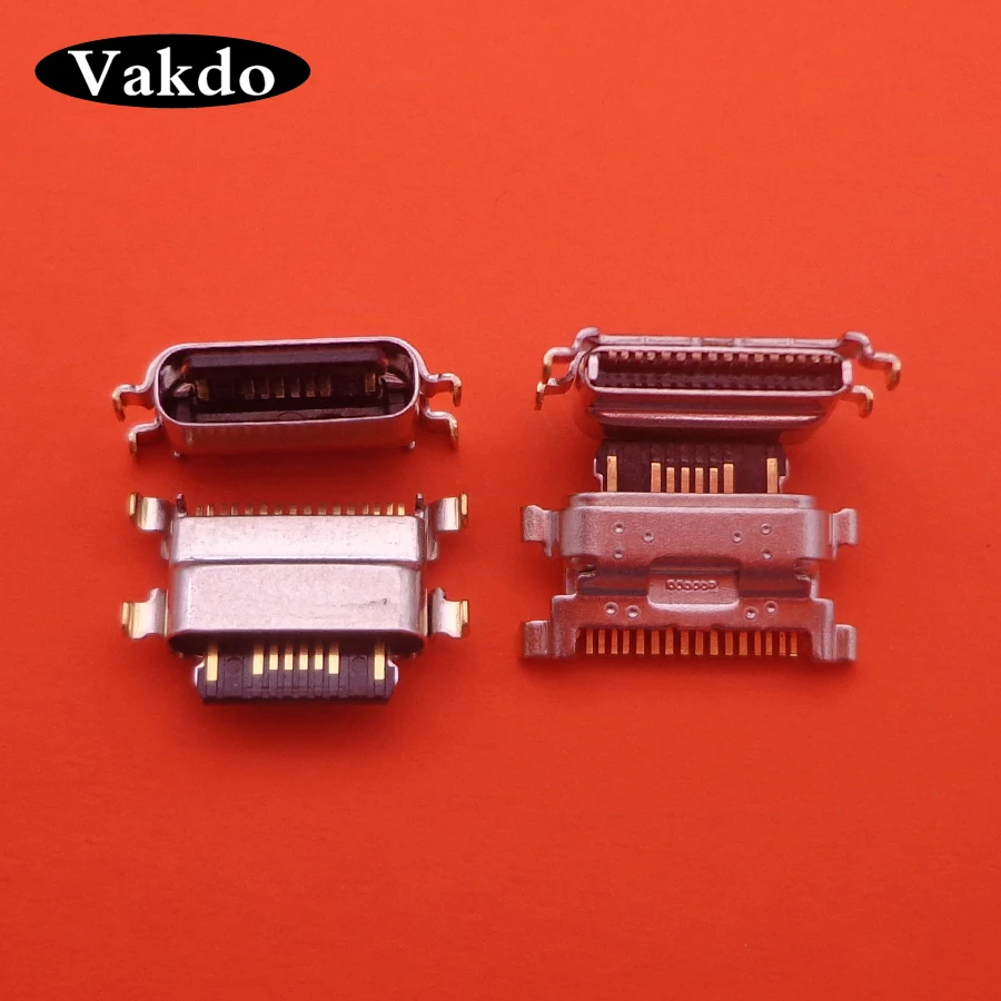 Conector do porto de carregamento do Usb para a nota 11 do redmi do xiaomi, 10s, 9s, 9t, 8, 8t, 7 pro, 4g, 5g, 100pcs