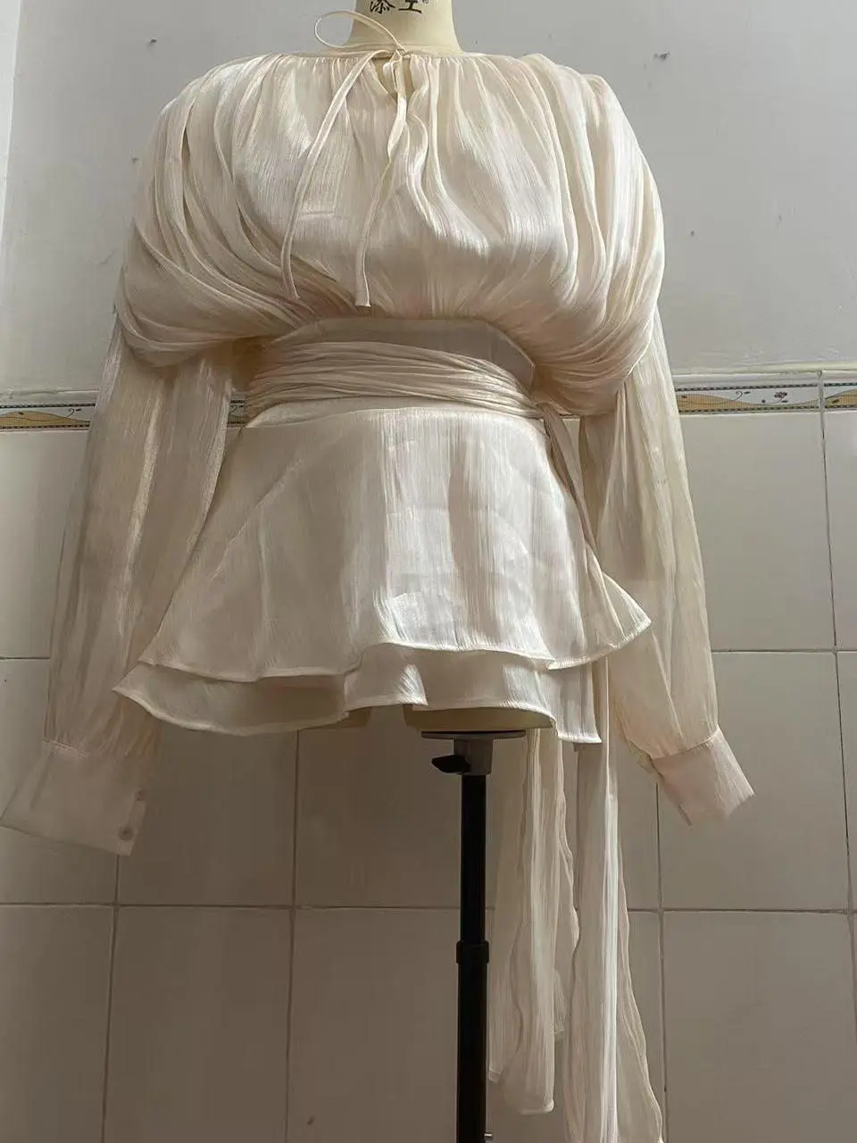 Pure Desire – ensemble féerique Dr irt, ourlet cousu à la taille, décontracté, coupe ample, Long, rond, couleur Pure