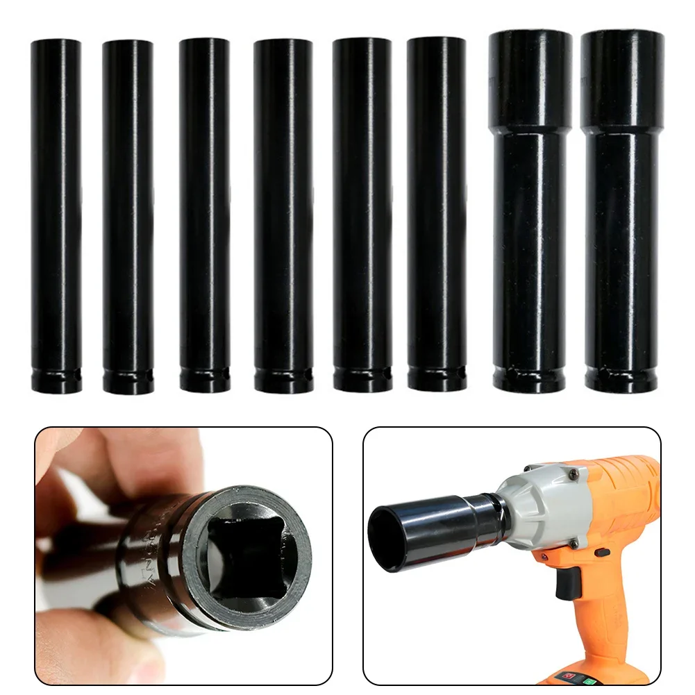 1Pc Electric Impact Wrench Hex Socket Head Adapter Spanner Converter Connector 14-27mm 150mm For Pneumatic Air Tool Accessories