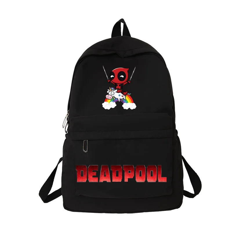 New Deadpool Superhero Youth Backpack Popular Simple Large Capacity School Bag Fashion Multifunctional Cartoon CooL Backpacks