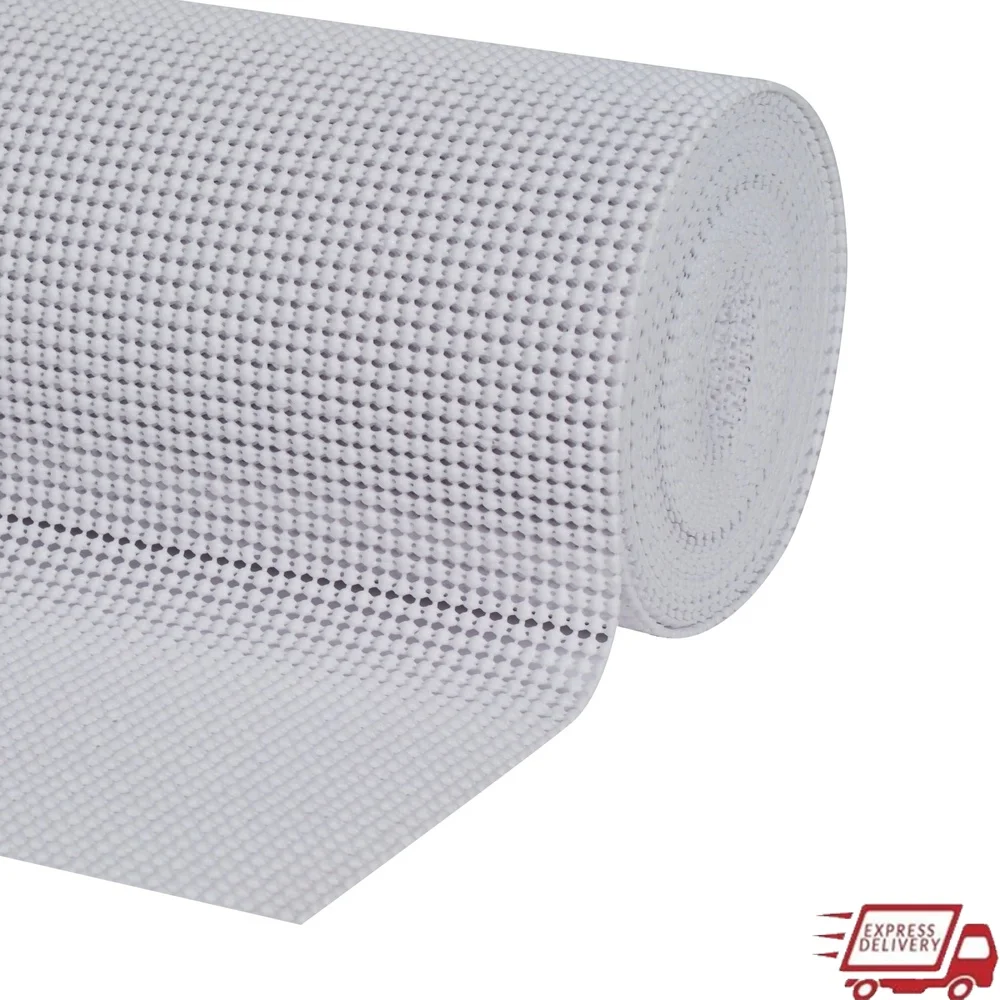 

Неклейкая нескользящая подкладка для полки, 20 дюймов x 24 фута, защита ящика из ПВХ, простая установка, можно стирать в машине, аксессуары для универсального шкафа