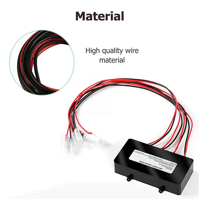 BMS Smart Battery Equalizer 48V 4 x 12V Battery Voltage Balancer for Gel Flood AGM Lead Acid Lithium Battery with LED Display