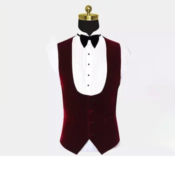 우아한 옷 남자 양복 조끼 남자 벨벳 조끼 현대 망 조끼 정장 남성 조끼 드레스 남자 고품질 Gilete 공식 Gilet 작업