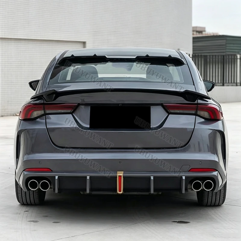 For Gac Trumpchi Empow/Dodge Attitude 2021 + High Quality ABS Car Rear Spoiler Wing Trunk Lip
