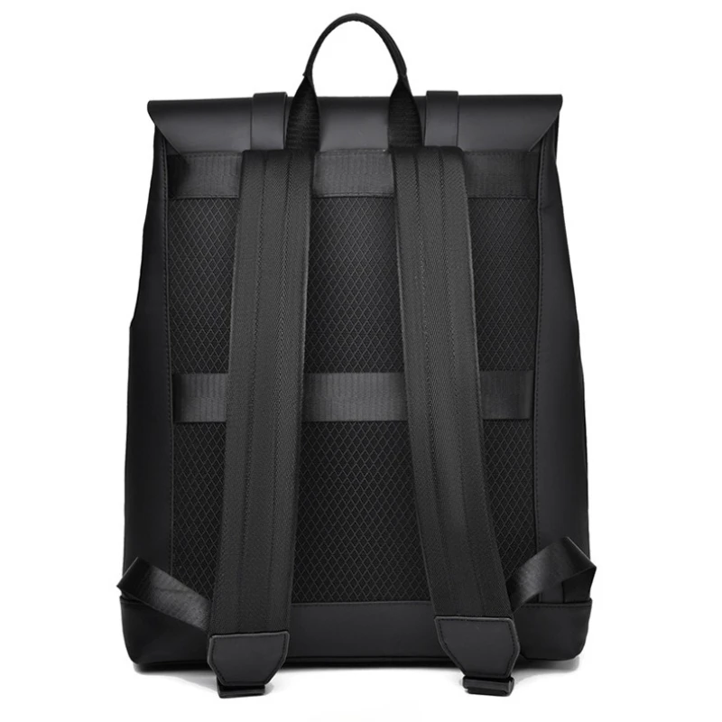 Geometric Lattice Flap Backpack Waterproof Large Capacity Rucksack Adjustable Shoulder Straps Travel School Laptop Daypack