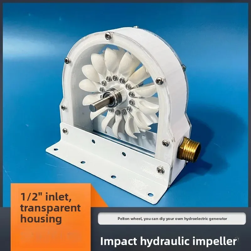Micro Hydro Turbine Generator DIY Impact Water Wheel Hydraulic Runner for Small Hydroelectric System