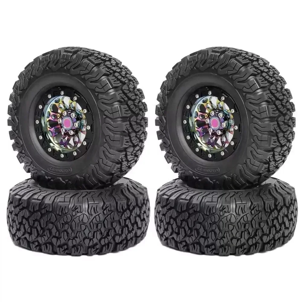 Aluminum 2.2 INCH Deep Dish Beadlock Wheel Rim for RC Crawler Car 1/10 Axial SCX10 ii 90046 Redcat TRXS TRX4