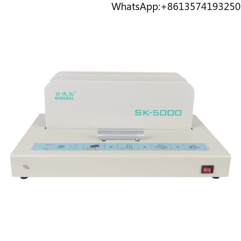 Factory Perfect Tender Contract Documents Fully Automatic Envelope Voucher Glue Binding Machine