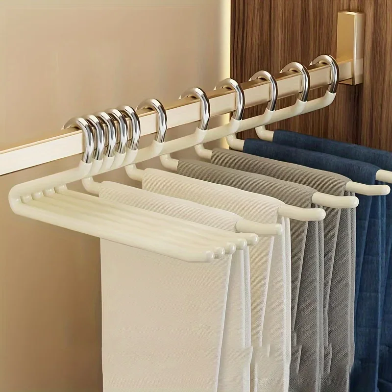 Goose-Shaped Pants Rack Household Wardrobe Built-In  Artifact 2-Shaped Pants Clip Anti-Slip Traceless Hanging Pants Special Pant