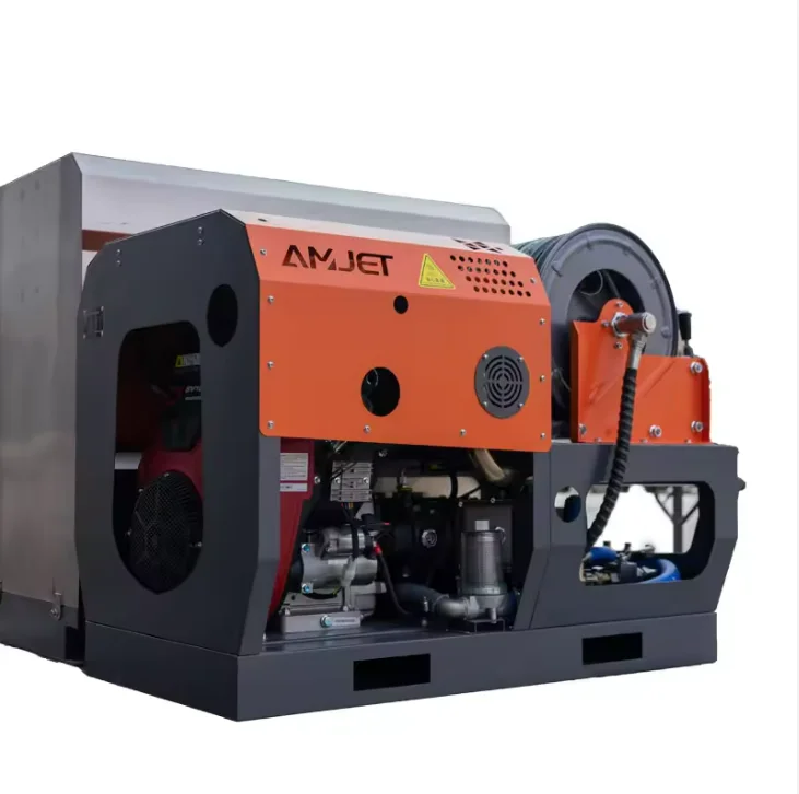 AMJET 37HP 300BAR 40LPM high pressure Sewer Cleaning Jet Machine Jet Sewer Cleaning Machine