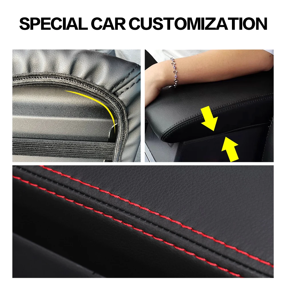 Car Armrests Box Cover Central Control Decoration Interior Accessories For VW Tiguan MK1 MK2 2007 2008 2009 2010 2011 2012 2022