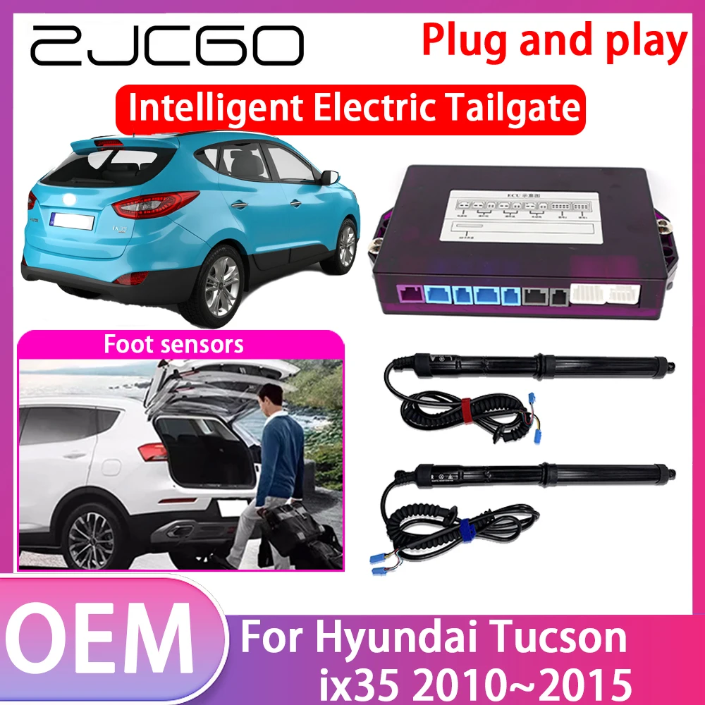 

ZJCGO Electric Tailgate Lift Drive Trunk Opening Tail Gate Lift Soft Close For Hyundai Tucson ix35 2010~2015