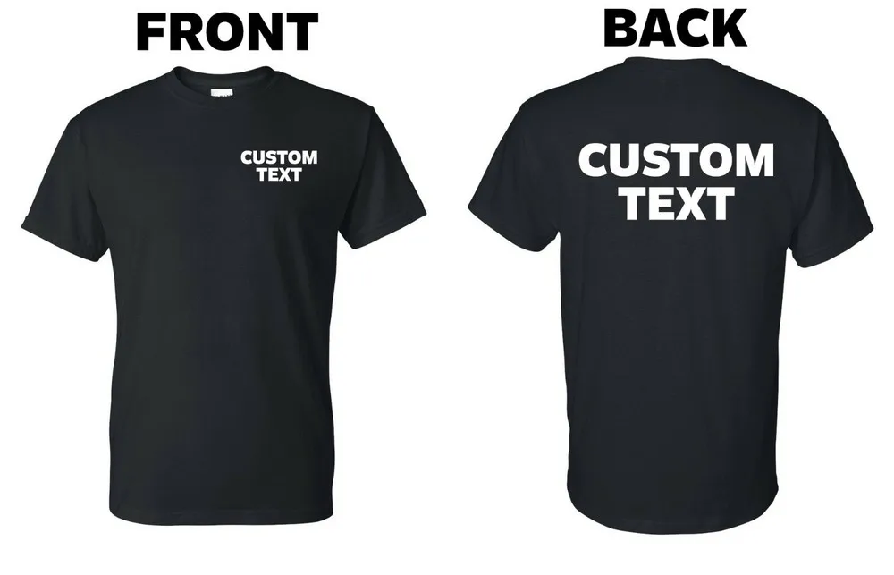 Custom T-Shirt Personalized Add Your Own Text DIY Women Men Pritn Shirt Summer Round Neck T-shirt Cotton Tees Graphic T Shirts