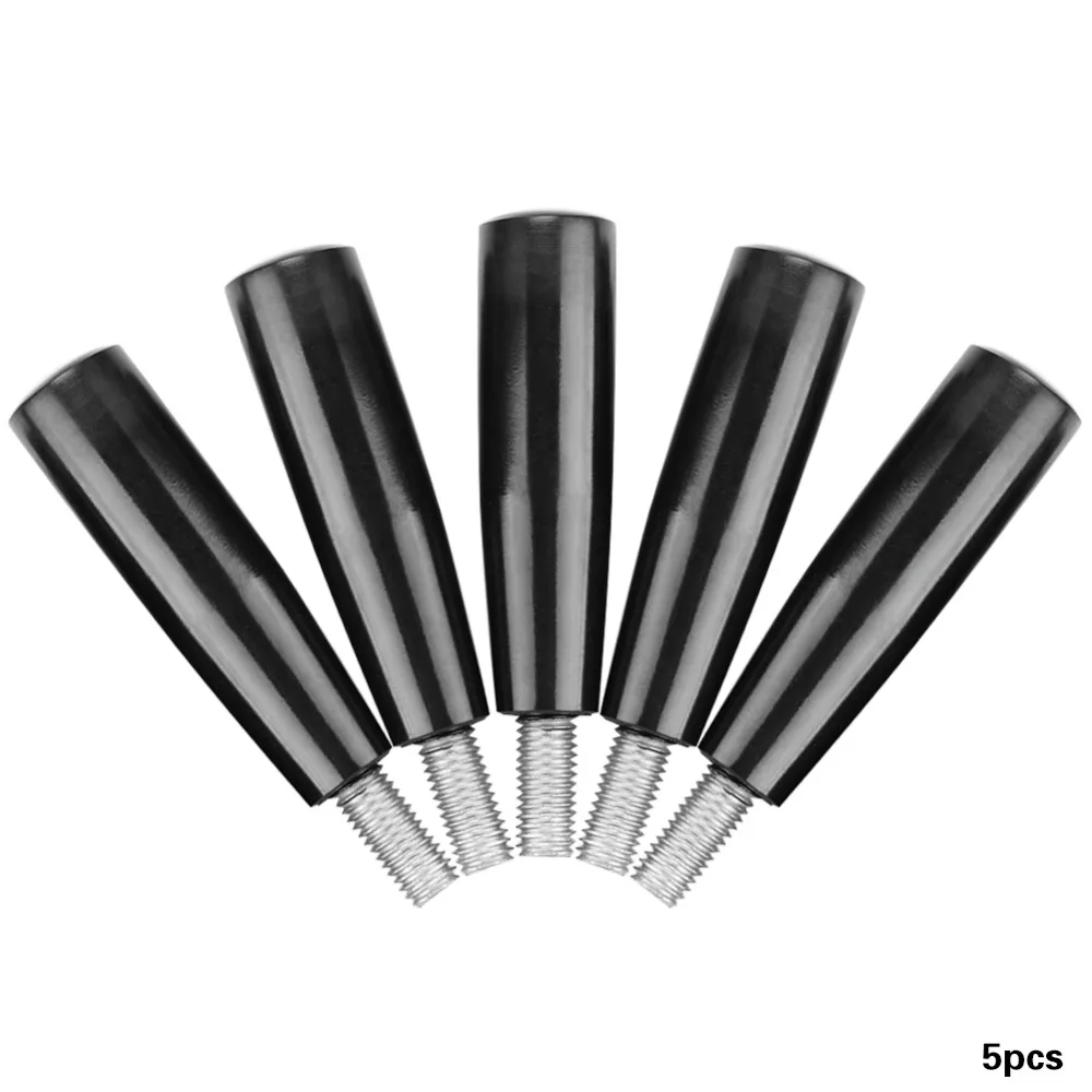 5PCS Nuts Included Revolving Handle Smooth Turning M10 Threaded Fit Thread Milling Handle Withstands High Temperatures