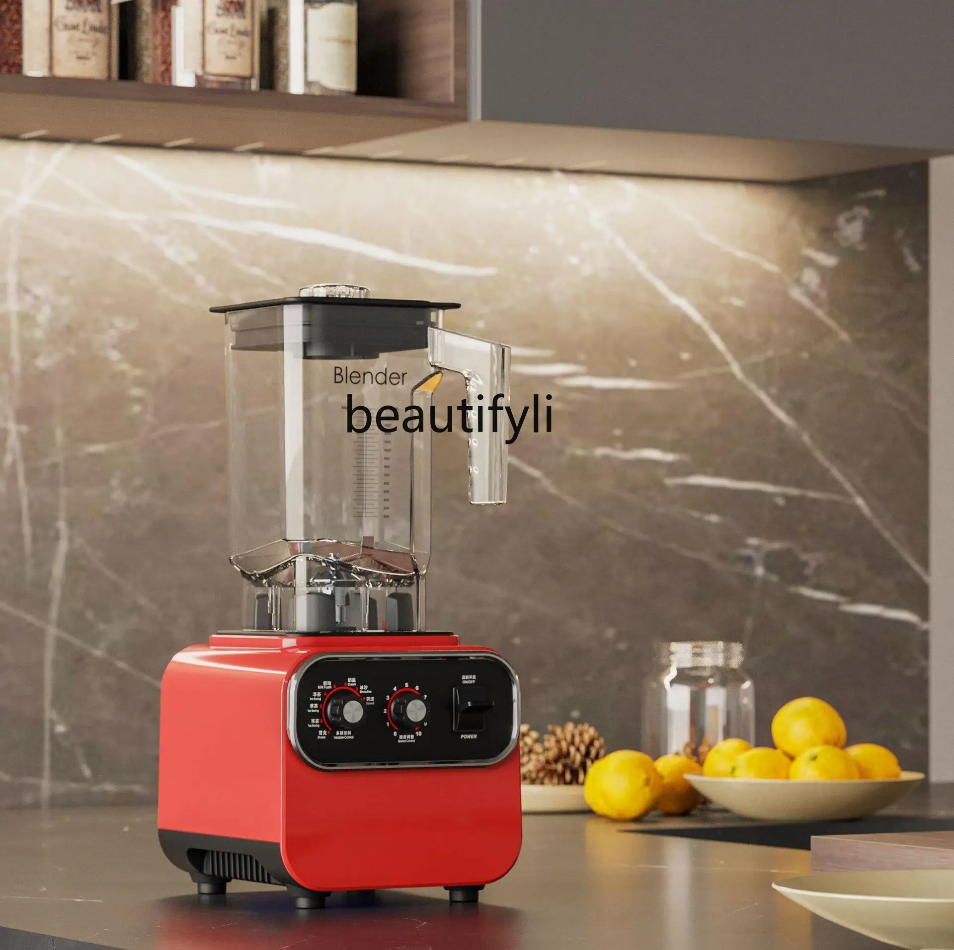 Loja de chá de leite triturador de gelo máquina de smoothie comercial padrão europeu máquina de cozinhar barbeador de gelo