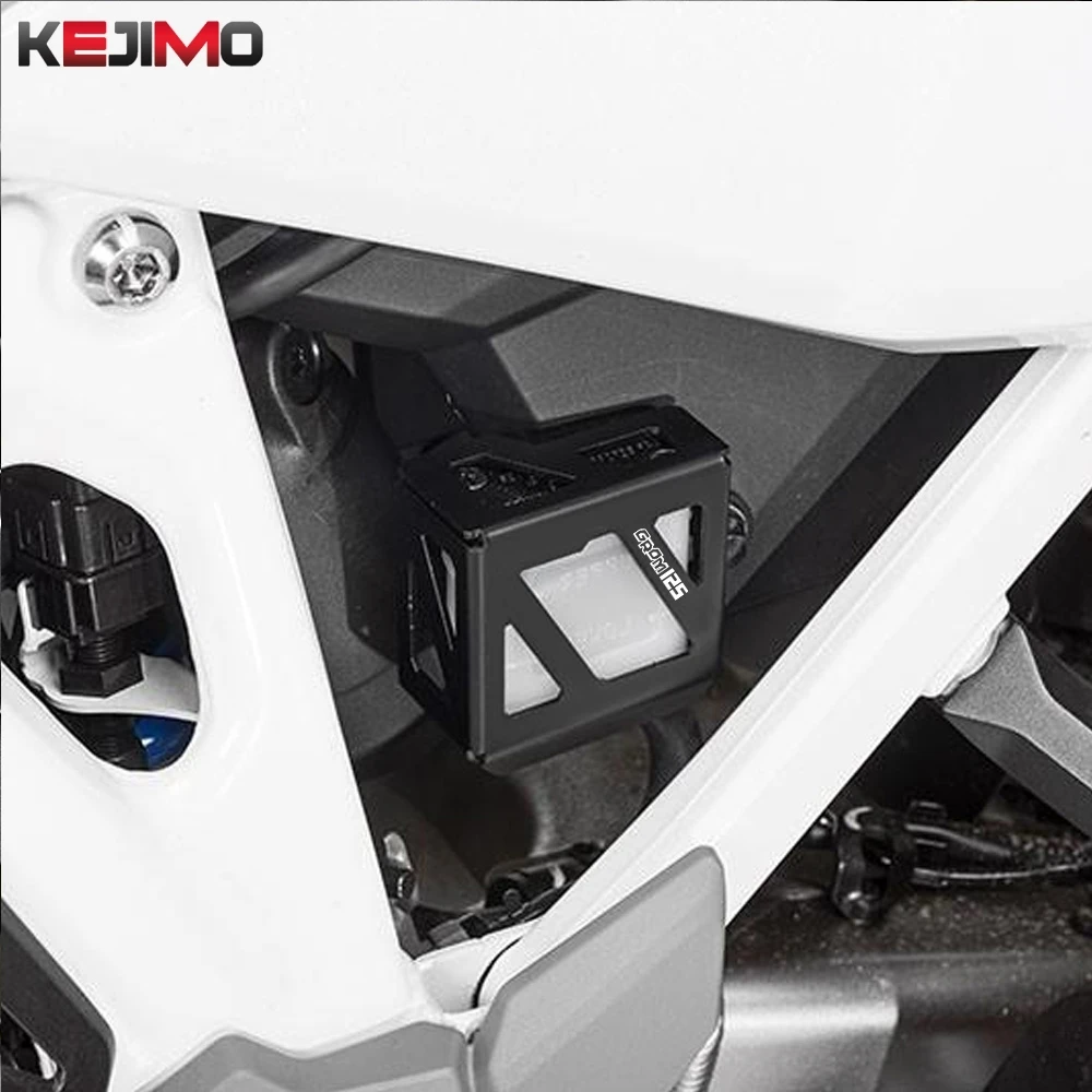 2023 2024 For Honda GROM125 CBF125 Grom / CBF 125 Motorcycle Rear Brake Fluid Reservoir Cover Guard Oil Cup Protector 2021 2022