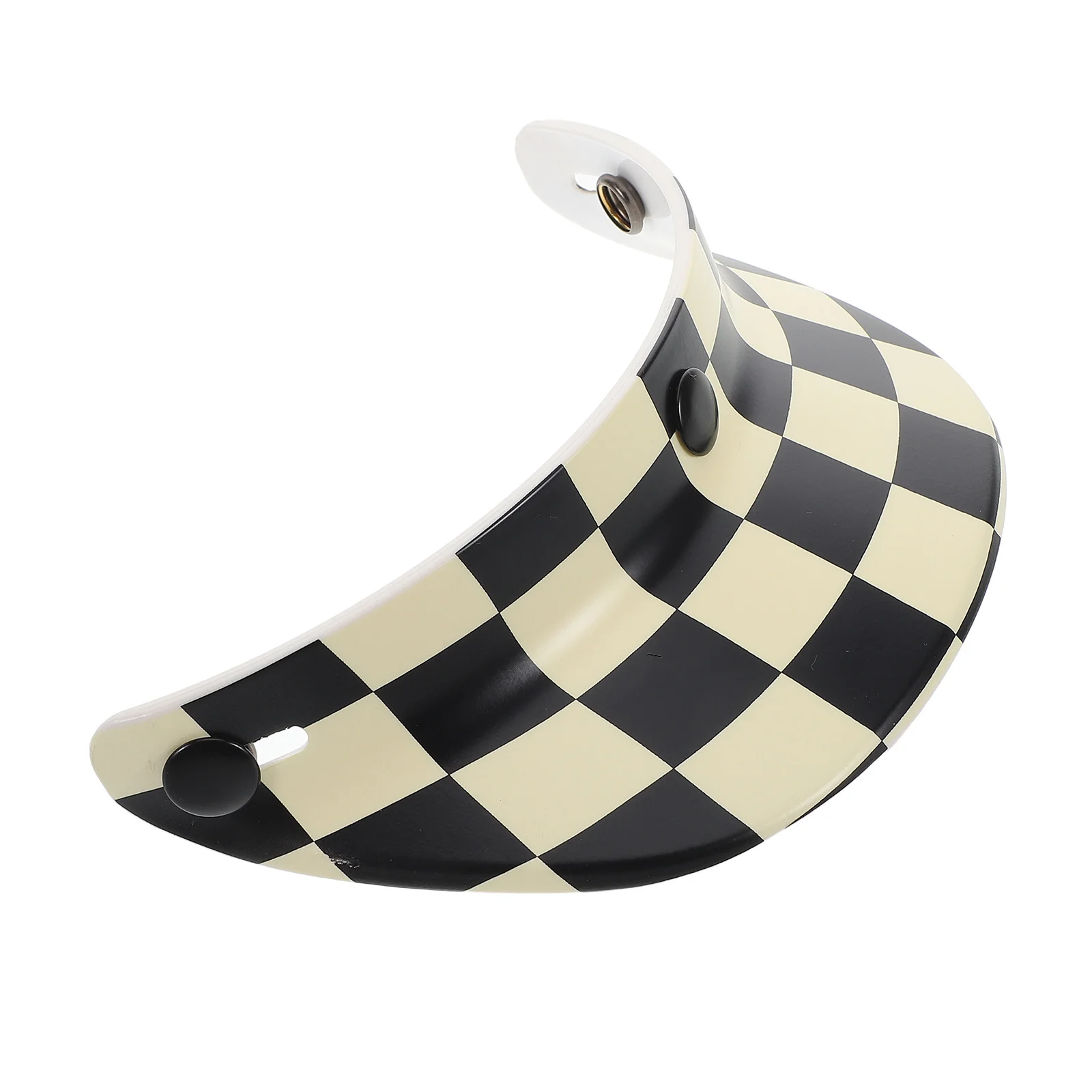 

Мотоциклетный козырек в стиле ретро, винтажный солнцезащитный козырек с тремя защелками, сменный защитный аксессуар для уличной езды