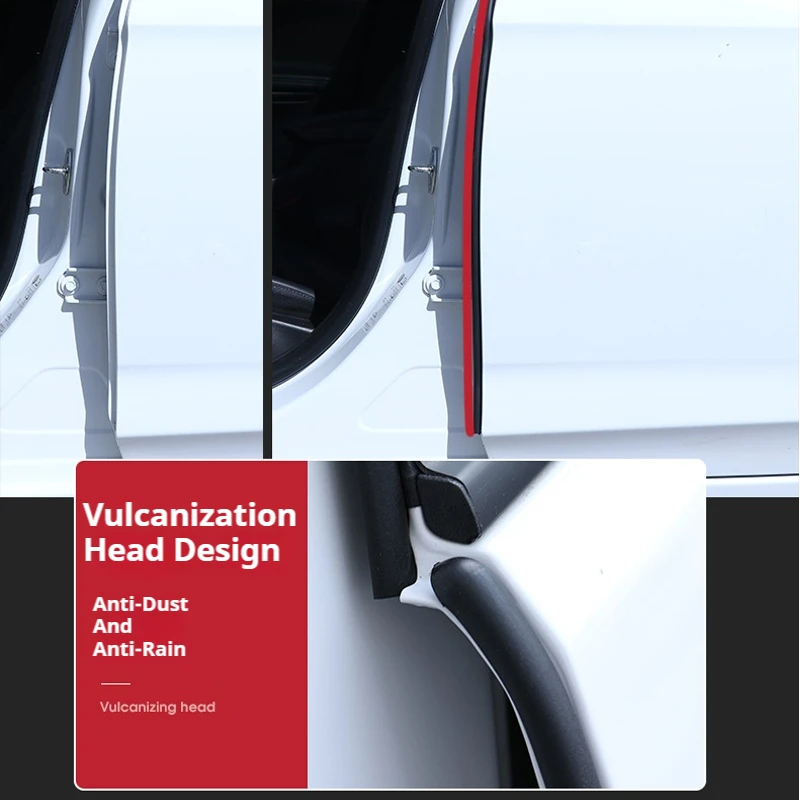 For Honda Accord 1997-2024 Car Door Edge Weatherstrip Car Seal Strips Pillar Noise Windproof Protection Auto Sealant Accessories