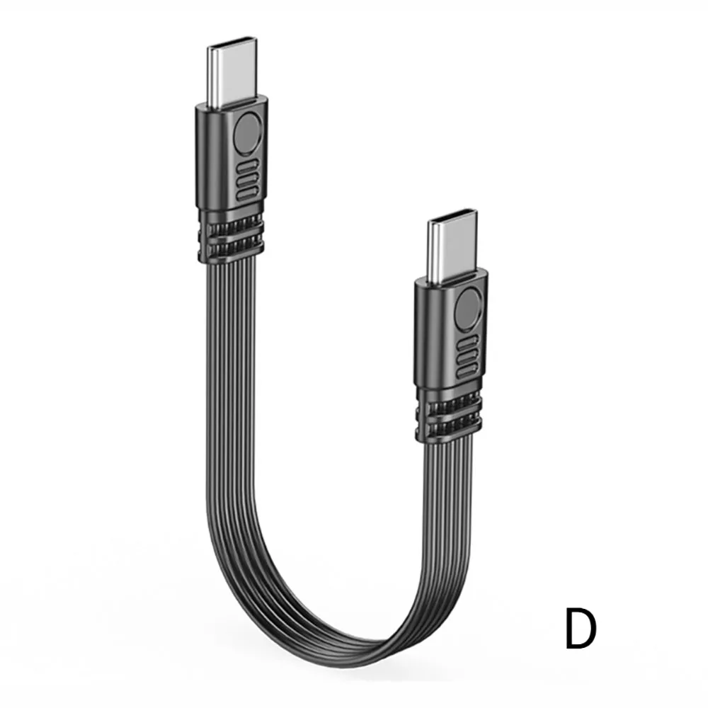 90-Grad-Typ-C-Verlängerungskabel 480 Mbit/s Hochgeschwindigkeits-Datenübertragungskabel USB-C-Stecker auf USB-C-Buchse Schnelles Kabel für Samsung Xiaomi