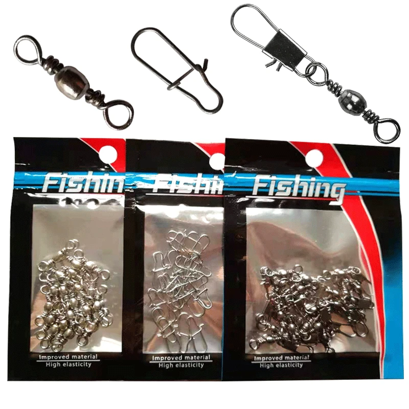 

Fishing Connector Equipment Snaps Pin Bearing Connection Fish Hook Clip Link Snap Pins Molde Pesca plomo 선상낚시 받침대 Goods Tools