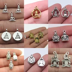 Bulk Charms For Jewelry Making Kit Pendant Diy Jewelry Accessories Buddha Charms Necklace accessories