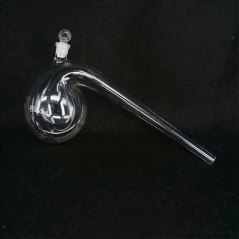 125/250/500/1000ml Borosilicate Glass Retort with Ground-in Stopper Round Bottom Labware