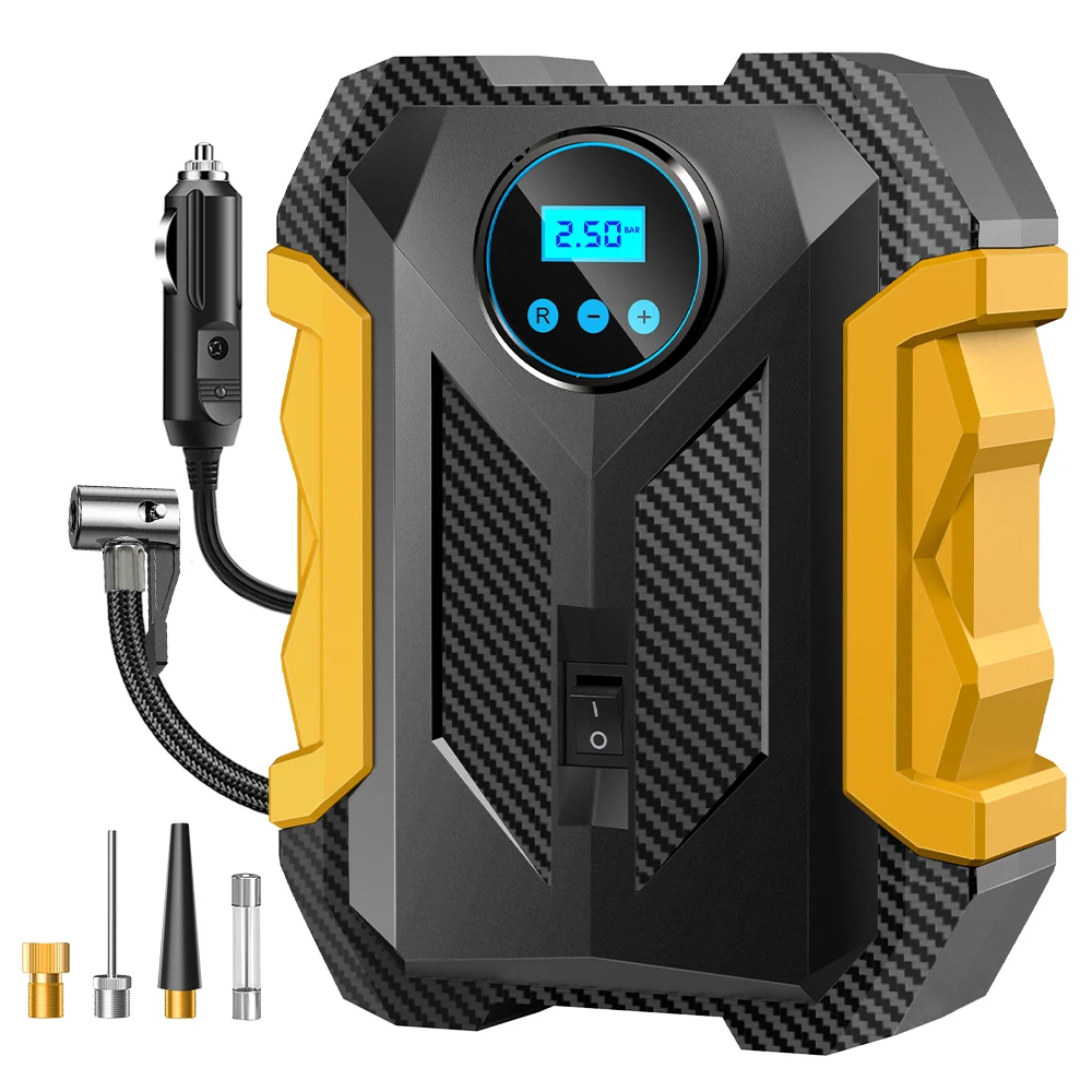 AliExpress USERCENT Carsun 12V Tire Inflator 35L/Min Portable Air Compressor 150Psi Digital Gauge Pump Led Light Auto Shut-Off Car Motorcycle Bike
