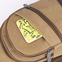 Xierya Men Canvas Crossbody Bag Wear-Resistant Outdoor Fashion Sports Bags for Men Black Male Casual Shoulder Bag Travel Satchel 2
