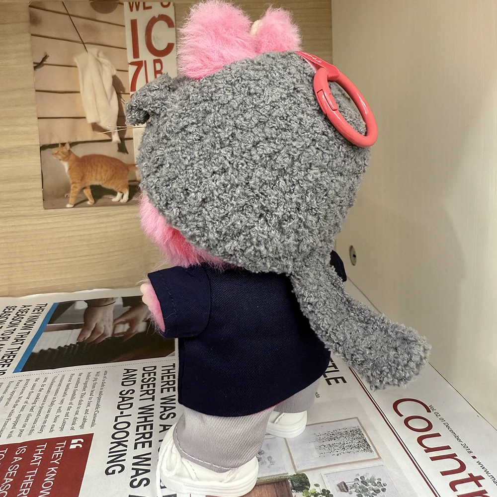 بضائع GD مصنوعة يدويًا - قبعة G-Dragon ZOA Labubu Cat، ملابس الحب من الجيل الثالث من ملابس دمى Labubu من الفينيل