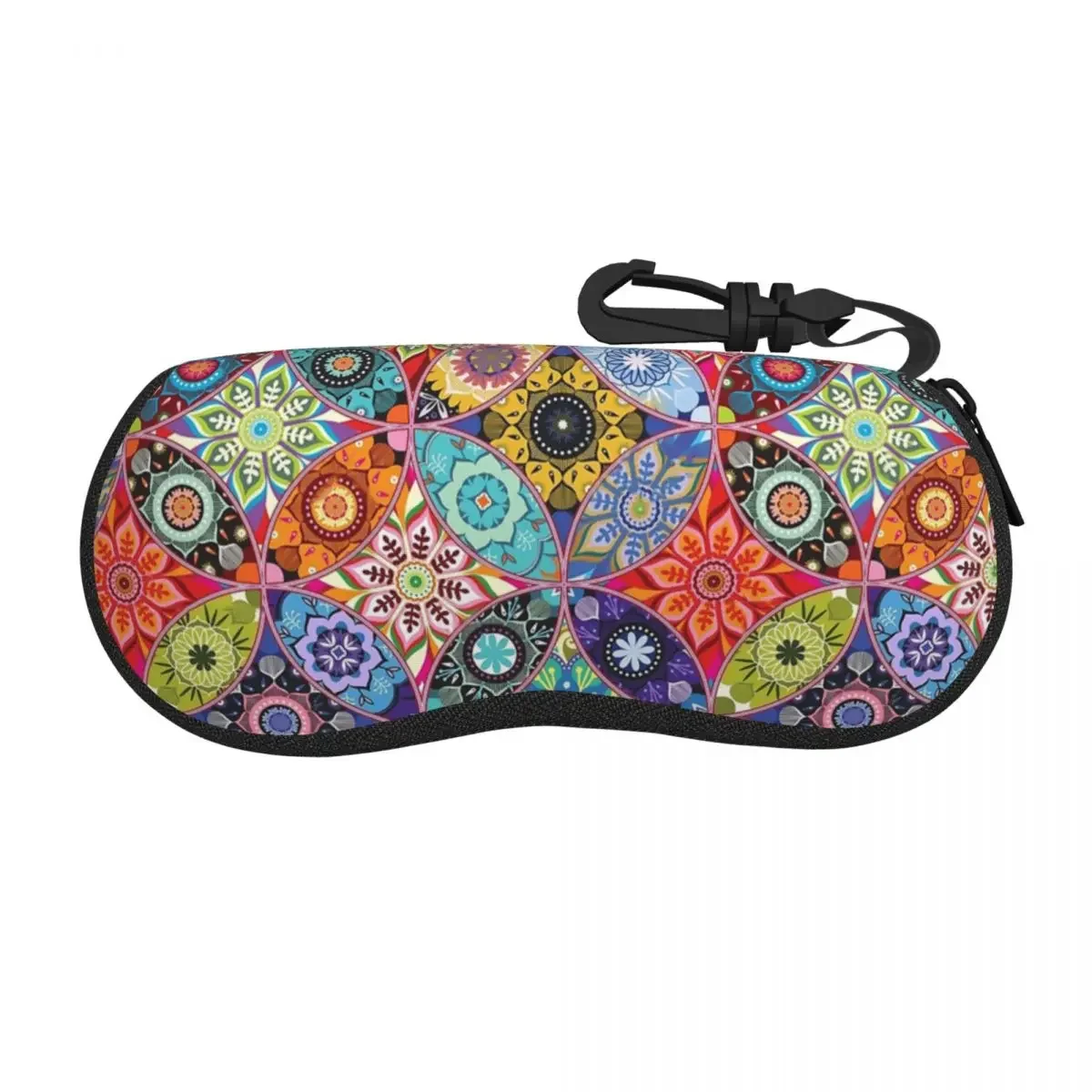 Moroccan Bazaar Glasses Case Protective Morocco Mandala Style Eyewear Protector Office Glasses Box