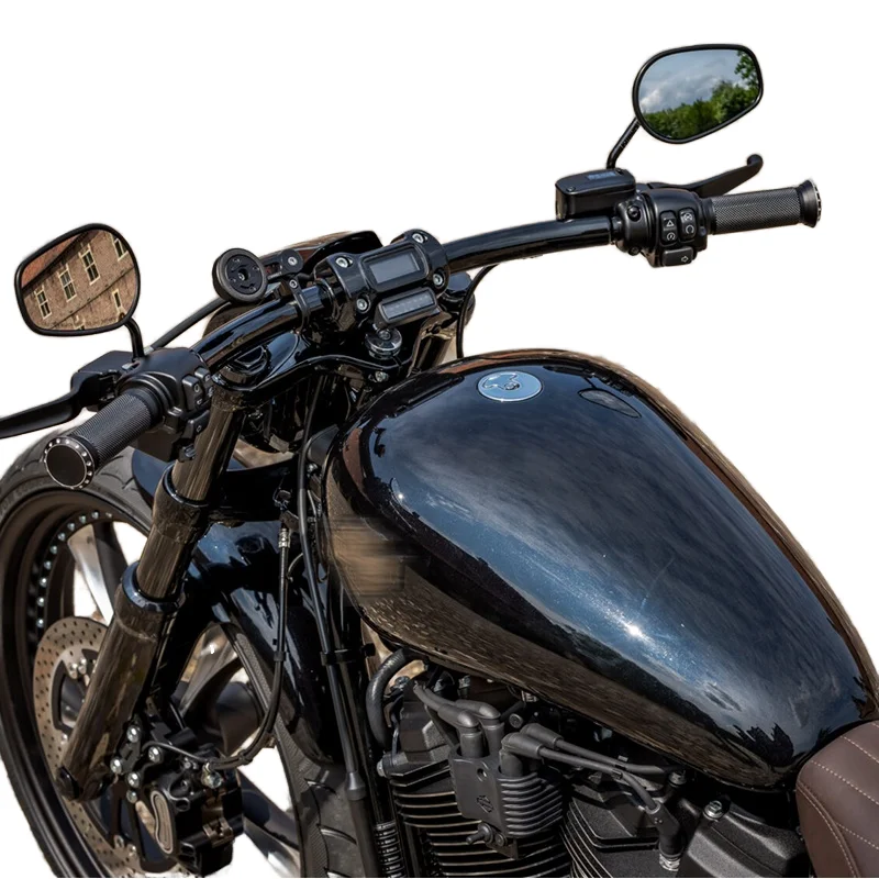 

Новый стильный топливный бак в форме алмазной капли из алюминия и стали для моделей HD Softail 2018 года и новее, элементы кузова мотоцикла