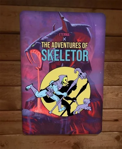 Letrero Metálico de Pared del Universo MOTU: Las Aventuras de Skeletor