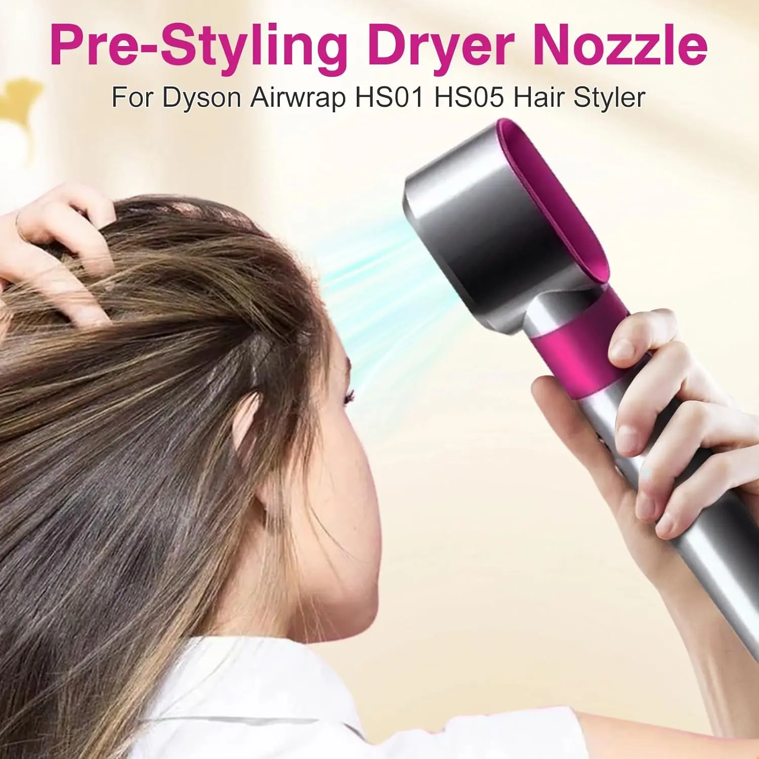Hair Styler Curler Modeling Nozzle For Dyson Airwrap HS01 HS05 SenCiciMen X9 Hair Dryer Pre-Styling Nozzle Accessories Parts image 4